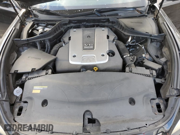 2011 Infiniti M37 with VIN JN1BY1AR0BM375518, listed as a Copart auction lot 81887374 with 136,543 mi miles and Salvage Title. Bid and sale history available at carsss.com. Image 12.