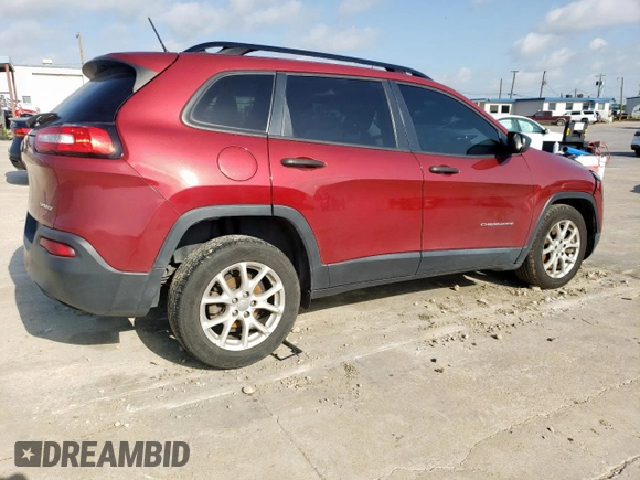 2016 Jeep Cherokee Sport with VIN 1C4PJLAB3GW287953, listed as a Copart auction lot 61077905 with 99,681 mi miles and Salvage title. Bid and sale history available at DreamBid. Image 3.