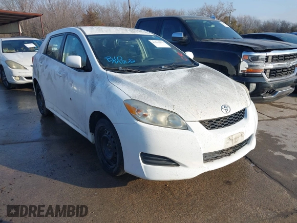 2010 Toyota Matrix with VIN 2T1KU4EE5AC224042, listed as a IAAI auction lot 41515371 with 1 mi miles. Bid and sale history available at carsss.com. Image 1.