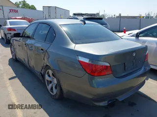 2006 BMW 5 Series 525i with VIN WBANE53576CK83657, listed as a IAAI auction lot 41858035 with 148,887 mi miles. Bid and sale history available at carsss.com. Image 3.