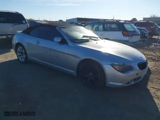 2005 BMW 6 Series 645Ci with VIN WBAEK73485B328878, listed as a IAAI auction lot 41332319 with 238,510 mi miles. Bid and sale history available at carsss.com. Image 1.