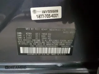 2017 Subaru Impreza Limited z VIN 4S3GKAT67H3606081, wystawiony jako Copart lot #44751035 z przebiegiem 40 409 mil mil oraz Szkoda całkowita • Salvage title. Historia ofert i sprzedaży dostępna na DreamBid. Obrazek 12.