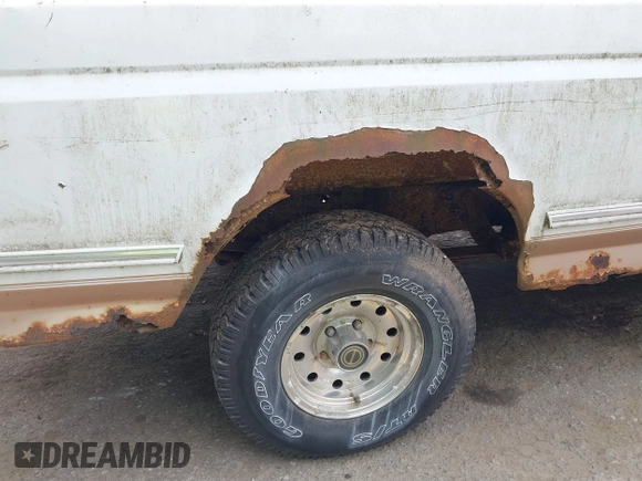 1995 Ford F-150 z VIN 1FTEX14H6SKC19656, wystawiony jako IAAI lot #42289301 z przebiegiem Nie podano mil oraz . Historia ofert i sprzedaży dostępna na DreamBid. Obrazek 13.