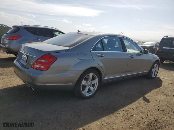 2011 Mercedes-Benz S-Class S 550 with VIN WDDNG8GB5BA361783, listed as a Copart auction lot 52692815 with 112,671 mi miles and Salvage Title. Bid and sale history available at carsss.com. Image 3.