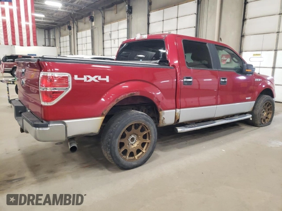 2012 Ford F-150 XL with VIN 1FTFW1ET4CKD48913, listed as a Copart auction lot 52387655 with 136,379 mi miles and Clean title. Bid and sale history available at DreamBid. Image 3.