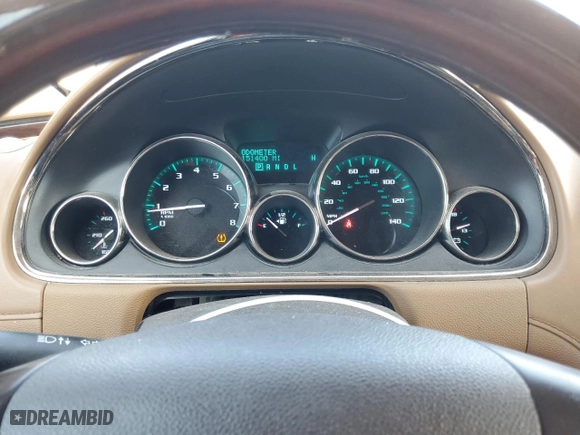 2015 Buick Enclave Leather with VIN 5GAKRBKD8FJ338700, listed as a Copart auction lot 43264935 with 151,400 mi miles and Salvage Title. Bid and sale history available at carsss.com. Image 9.