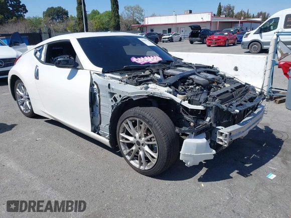 2018 Nissan 370Z Sport with VIN JN1AZ4EH3JM571169, listed as a IAAI auction lot 41859730 with 85,428 mi miles and . Bid and sale history available at DreamBid. Image 1.
