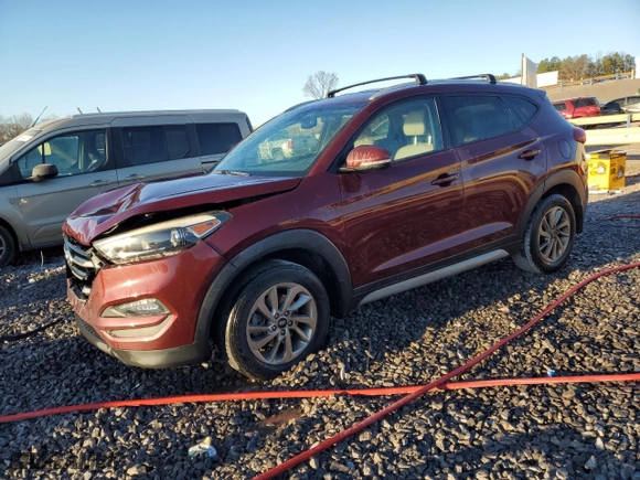 2017 Hyundai Tucson SE Plus with VIN KM8J33A44HU423310, listed as a Copart auction lot 46449215 with 146,383 mi miles and Salvage Title. Bid and sale history available at carsss.com. Image 1.