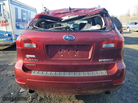 2011 Subaru Tribeca 3.6R Touring with VIN 4S4WX9KD0B4402649, listed as a Copart auction lot 47159885 with 116960 miles and Salvage Title. Bid and sale history available at carsss.com. Image 6.