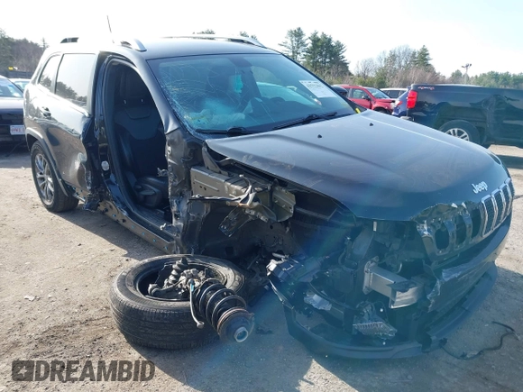 2019 Jeep Cherokee Latitude Plus with VIN 1C4PJMLB7KD311789, listed as a IAAI auction lot 41932802 with 75,186 mi miles and . Bid and sale history available at DreamBid. Image 1.
