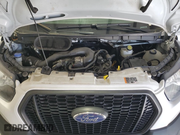 2022 Ford Transit Cargo z VIN 1FTBR3X87NKA83224, wystawiony jako Copart lot #50586535 z przebiegiem 34 842 mil mil oraz Czysty tytuł • Clean title. Historia ofert i sprzedaży dostępna na DreamBid. Obrazek 12.