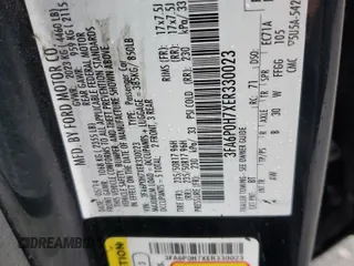 2014 Ford Fusion SE with VIN 3FA6P0H7XER330023, listed as a Copart auction lot 48658285 with 225,660 mi miles and Salvage Title. Bid and sale history available at DreamBid. Image 12.