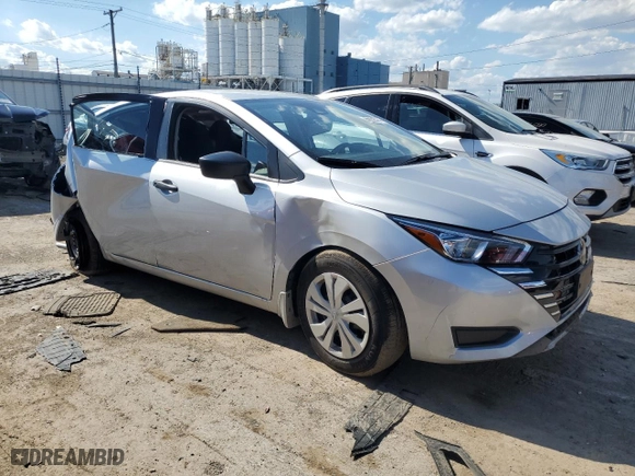 2024 Nissan Versa S with VIN 3N1CN8DV3RL897613, listed as a Copart auction lot 60832014 with 1,198 mi miles and Non Repairable. Bid and sale history available at carsss.com. Image 4.