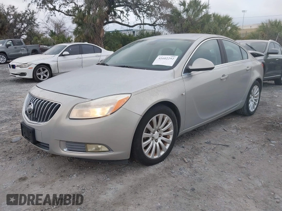 2011 Buick Regal CXL RL3 with VIN W04GR5EC6B1003450, listed as a IAAI auction lot 41602292 with 69,939 mi miles and . Bid and sale history available at DreamBid. Image 2.