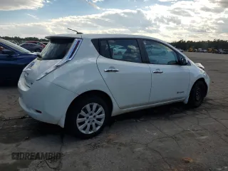2015 Nissan LEAF SV with VIN 1N4AZ0CP9FC326217, listed as a Copart auction lot 73225843 with 49,163 mi miles. Bid and sale history available at carsss.com. Image 3.