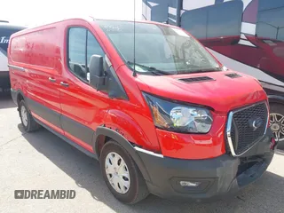2023 Ford Transit Cargo with VIN 1FTYE1Y80PKB93303, listed as a IAAI auction lot 41756790 with 22,741 mi miles. Bid and sale history available at carsss.com. Image 1.