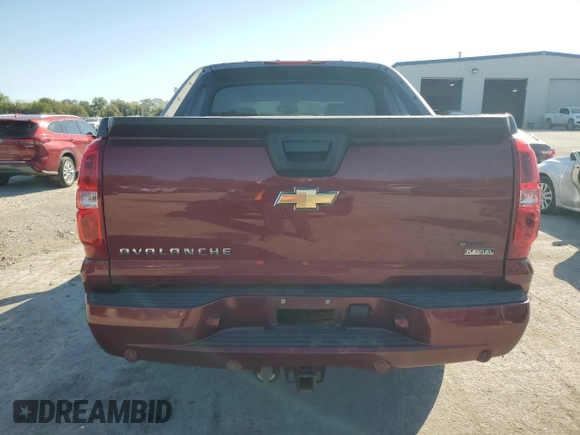 2008 Chevrolet Avalanche LTZ with VIN 3GNFK12398G141598, listed as a Copart auction lot 74060954 with 191,602 mi miles and Salvage Title. Bid and sale history available at carsss.com. Image 6.