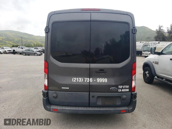 2016 Ford Transit XL with VIN 1FBAX2CG6GKA01273, listed as a Copart auction lot 53082045 with 95,631 mi miles and Salvage title. Bid and sale history available at DreamBid. Image 6.