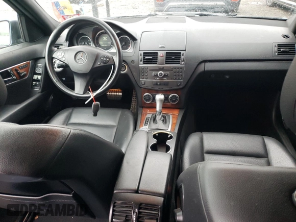 2011 Mercedes-Benz C 300 Sport with VIN WDDGF8BB3BR176510, listed as a Copart auction lot 57772405 with 118,069 mi miles and Salvage title. Bid and sale history available at DreamBid. Image 8.