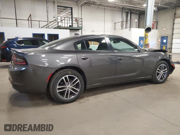 2019 Dodge Charger SXT with VIN 2C3CDXJG4KH520470, listed as a Copart auction lot 51947755 with 90,876 mi miles and Salvage Title. Bid and sale history available at DreamBid. Image 3.