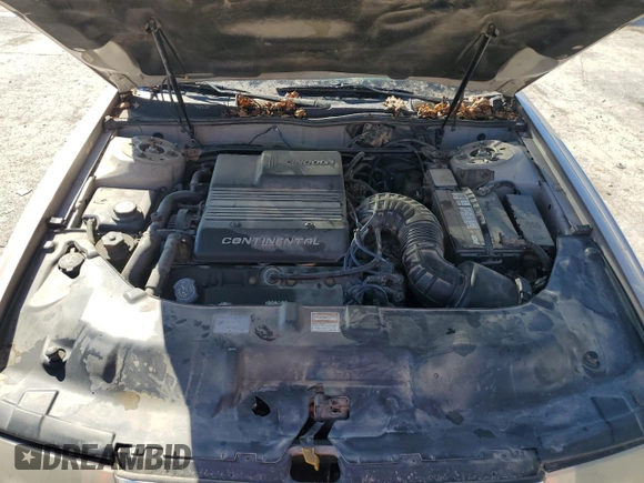 1995 Lincoln Continental with VIN 1LNLM97V8SY681113, listed as a Copart auction lot 73695134 with 176,175 mi miles and Salvage Title. Bid and sale history available at carsss.com. Image 12.