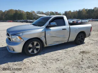 2014 Ram 1500 Tradesman with VIN 3C6JR6AT0EG101362, listed as a Copart auction lot 74875334 with 163,297 mi miles and Salvage Title. Bid and sale history available at carsss.com. Image 1.