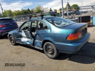 1998 Honda Civic DX with VIN 1HGEJ6224WL042927, listed as a Copart auction lot 68865194 with 117,624 mi miles and Non Repairable. Bid and sale history available at DreamBid. Image 2.