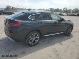 2024 BMW X4 xDrive30i with VIN 5UX33DT03R9U08801, listed as a Copart auction lot 52982635 with 25,238 mi miles and Salvage Title. Bid and sale history available at carsss.com. Image 3.