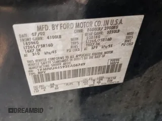 2003 Ford Excursion z VIN 1FMNU44S93EA06749, wystawiony jako Copart lot #69998734 z przebiegiem 209 822 mil mil oraz Czysty tytuł • Clean title. Historia ofert i sprzedaży dostępna na DreamBid. Obrazek 13.