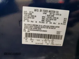 2017 Ford Police Interceptor Utility с VIN 1FM5K8AR8HGA36853, выставлен на аукционе Copart как лот 60614205 с пробегом 97 650 миль миль и Списание • Salvage title. История ставок и продаж доступна на DreamBid. Изображение 13.