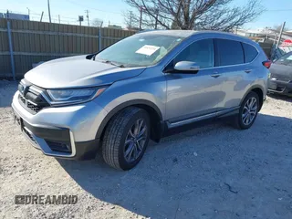 2020 Honda CR-V Touring with VIN 2HKRW2H92LH608050, listed as a IAAI auction lot 41431224 with 52,678 mi miles and . Bid and sale history available at DreamBid. Image 2.