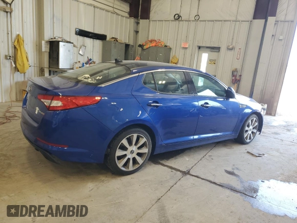 2013 Kia Optima SX with VIN 5XXGR4A62DG207203, listed as a Copart auction lot 64867465 with 111,817 mi miles and Clean title. Bid and sale history available at DreamBid. Image 3.