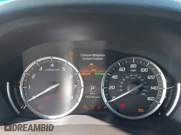 2016 Acura MDX w/Advance with VIN 5FRYD4H9XGB009333, listed as a IAAI auction lot 41799106 with 143,192 mi miles. Bid and sale history available at carsss.com. Image 7.