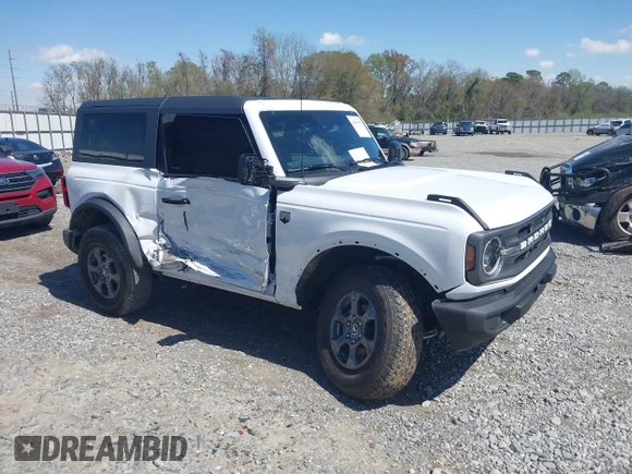 2024 Ford Bronco Big Bend z VIN 1FMDE7AHXRLB54609, wystawiony jako IAAI lot #41853937 z przebiegiem 358 mil mil oraz . Historia ofert i sprzedaży dostępna na DreamBid. Obrazek 1.