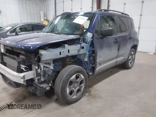 2018 Jeep Renegade Sport with VIN ZACCJBAB8JPG63818, listed as a IAAI auction lot 41749587 with 103,448 mi miles and . Bid and sale history available at DreamBid. Image 2.