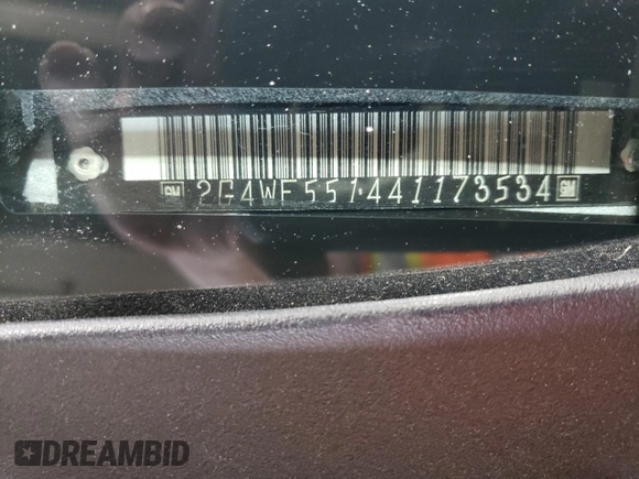 2004 Buick Regal GS с VIN 2G4WF551441173534, выставлен на аукционе Copart как лот 61675595 с пробегом Не указан миль и Списание • Salvage title. История ставок и продаж доступна на DreamBid. Изображение 13.