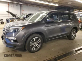 2018 Honda Pilot EX-L with VIN 5FNYF6H54JB014698, listed as a Copart auction lot 84973464 with 51,012 mi miles and Salvage title. Bid and sale history available at DreamBid. Image 1.