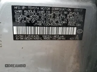 2017 Lexus IS 350 with VIN JTHBE1D20H5030981, listed as a Copart auction lot 84973764 with Not Provided miles and Salvage Title. Bid and sale history available at DreamBid. Image 12.