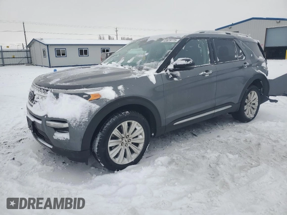 2021 Ford Explorer Limited with VIN 1FM5K8FW8MNA11701, listed as a Copart auction lot 43829775 with 64,278 mi miles and Salvage Title. Bid and sale history available at carsss.com. Image 1.