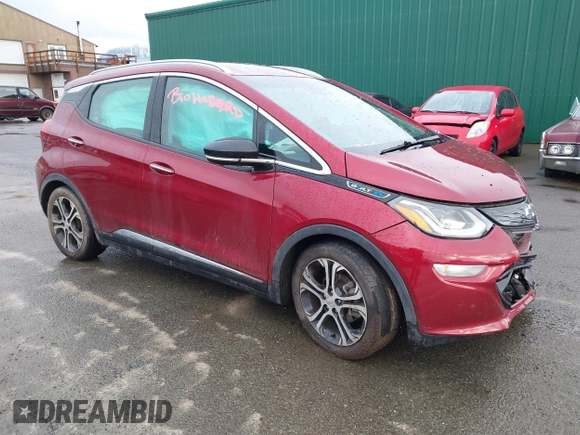 2020 Chevrolet Bolt EV Premier with VIN 1G1FZ6S00L4106244, listed as a IAAI auction lot 41276717 with 1 mi miles. Bid and sale history available at carsss.com. Image 1.