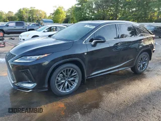 2022 Lexus RX 350 F Sport with VIN 2T2YZMDAXNC323810, listed as a Copart auction lot 52798035 with 57,709 mi miles and Salvage title. Bid and sale history available at DreamBid. Image 1.