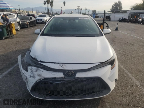 2020 Toyota Corolla LE with VIN 5YFEPRAE6LP023101, listed as a Copart auction lot 80712564 with 151,795 mi miles and Salvage Title. Bid and sale history available at carsss.com. Image 5.