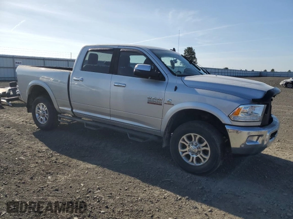 2016 Ram 2500 Laramie with VIN 3C6UR5FL3GG159968, listed as a Copart auction lot 54046445 with 106,300 mi miles and Salvage Title. Bid and sale history available at carsss.com. Image 4.