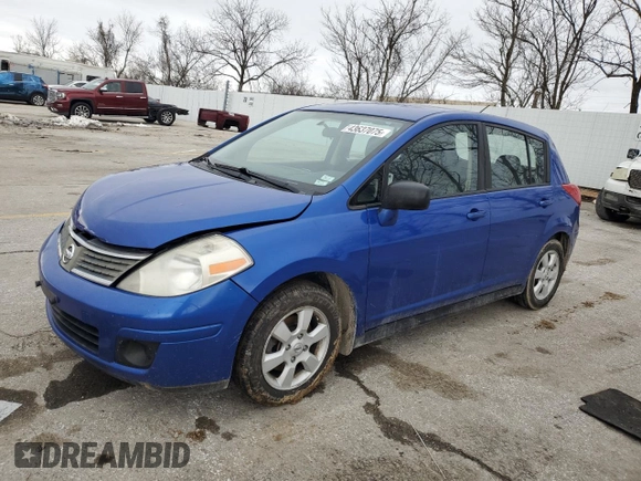2009 Nissan Versa 1.8 SL with VIN 3N1BC13E79L430687, listed as a Copart auction lot 43637075 with 138,032 mi miles and Salvage Title. Bid and sale history available at carsss.com. Image 1.