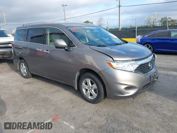 2016 Nissan Quest SV z VIN JN8AE2KP7G9157689, wystawiony jako IAAI lot #41869963 z przebiegiem 89 777 mil mil oraz . Historia ofert i sprzedaży dostępna na DreamBid. Obrazek 1.