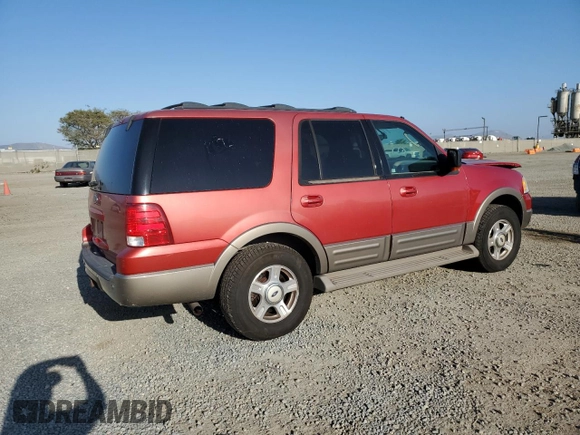 2003 Ford Expedition Eddie Bauer z VIN 1FMFU18L53LC50643, wystawiony jako Copart lot #53634895 z przebiegiem 253 676 mil mil oraz Szkoda całkowita • Salvage title. Historia ofert i sprzedaży dostępna na DreamBid. Obrazek 3.