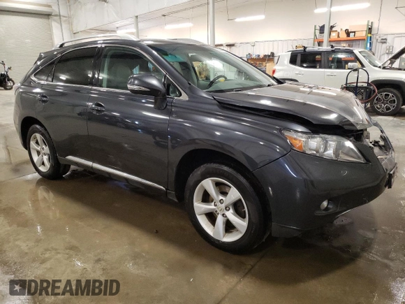 2010 Lexus RX 350 with VIN 2T2BK1BA6AC014468, listed as a Copart auction lot 53613645 with 188,880 mi miles and Salvage Title. Bid and sale history available at carsss.com. Image 4.