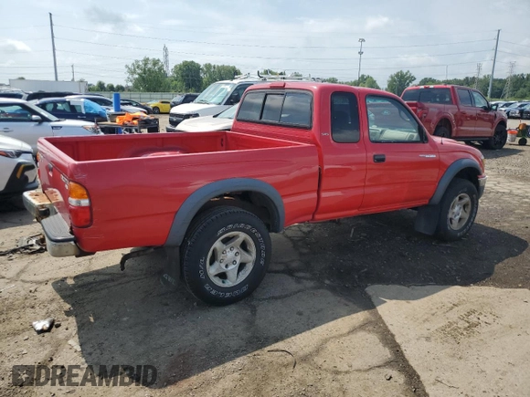 2002 Toyota Tacoma with VIN 5TEWM72N02Z885559, listed as a Copart auction lot 66627045 with Not provided miles and Clean title. Bid and sale history available at DreamBid. Image 3.