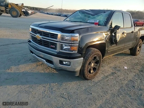 2015 Chevrolet Silverado 1500 LT with VIN 1GCVKREH7FZ258474, listed as a Copart auction lot 43727905 with 126,375 mi miles and Salvage Title. Bid and sale history available at carsss.com. Image 10.