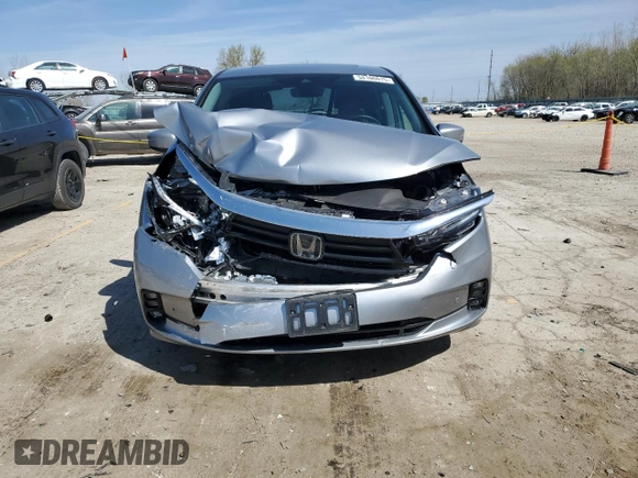 2023 Honda Odyssey Touring with VIN 5FNRL6H8XPB043493, listed as a Copart auction lot 53166015 with 34,615 mi miles and Salvage Title. Bid and sale history available at DreamBid. Image 5.